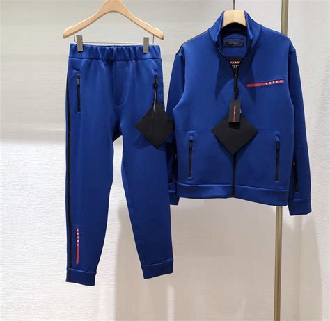 prada sportanzug|prada tracksuit.